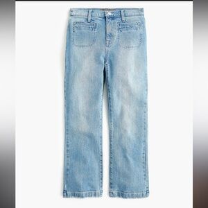 Point Sur JCrew Kickout Crop Jeans Womens 28 Blue Jeans Front Patch Pocket